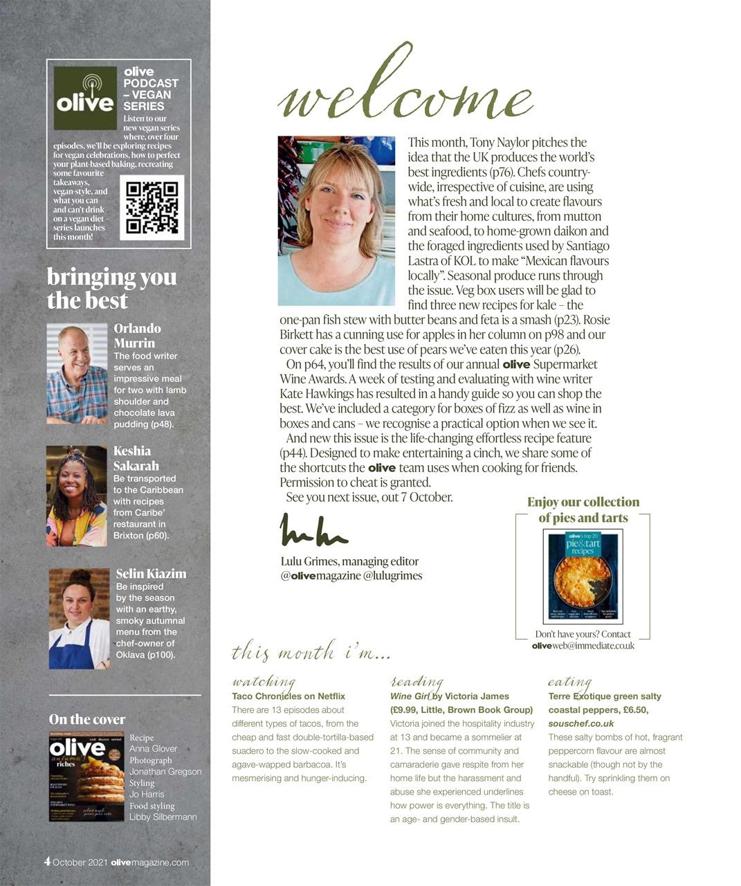 Olive Magazine Preview Pages