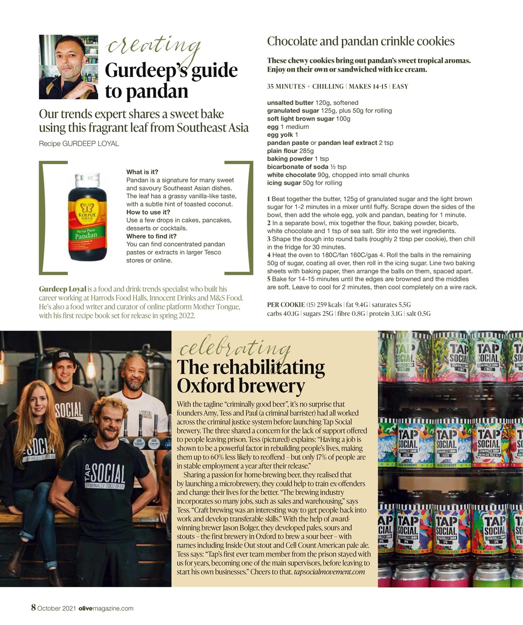 Olive Magazine Preview Pages