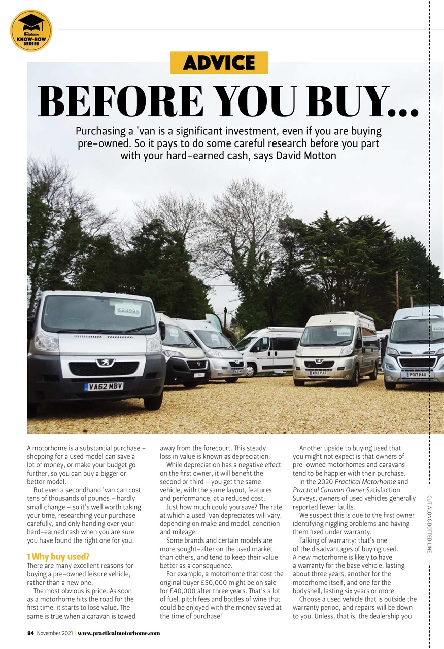 Practical Motorhome Preview Pages
