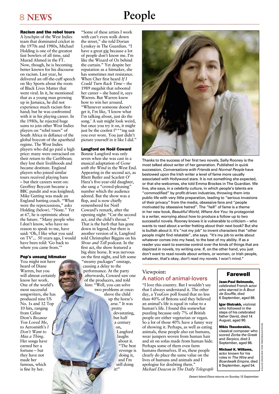 The Week Preview Pages