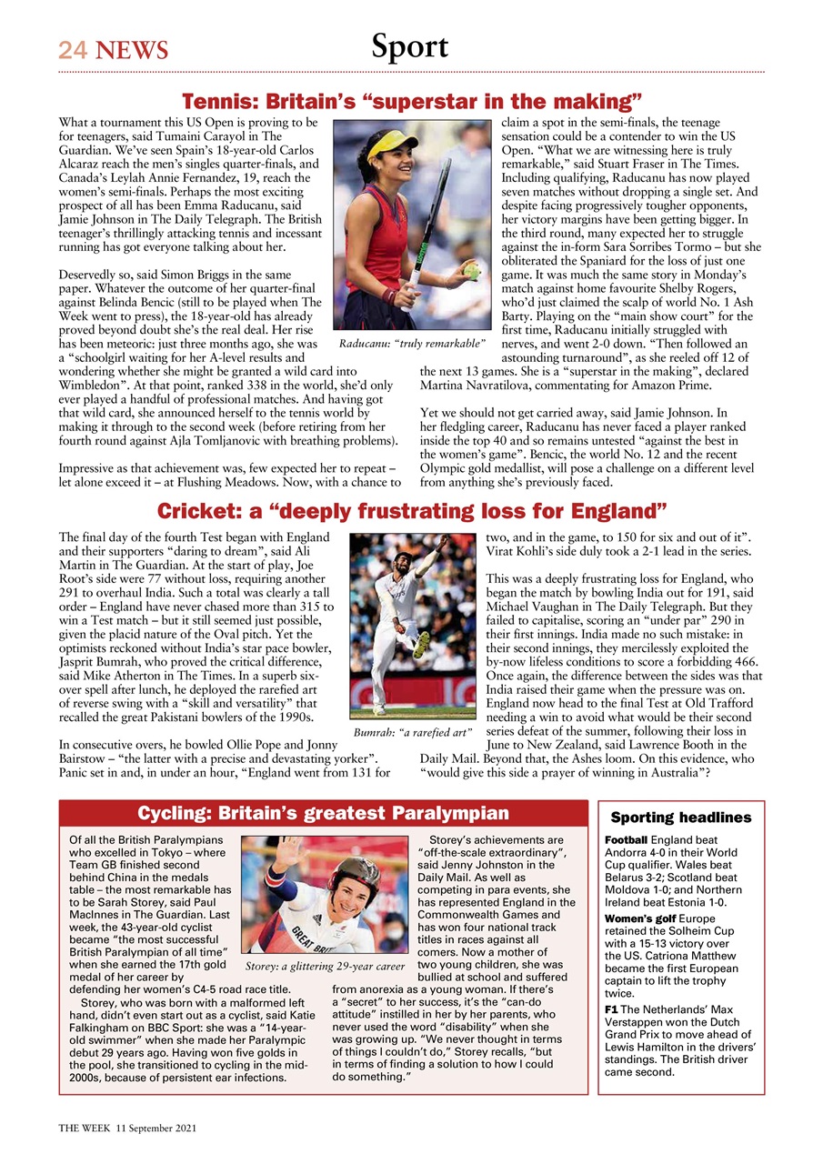 The Week Preview Pages