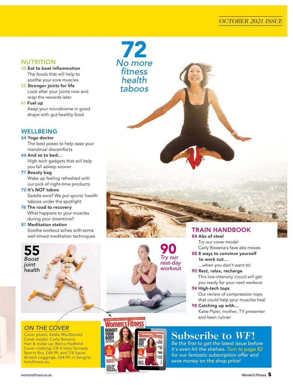 Women’s Fitness Preview Pages