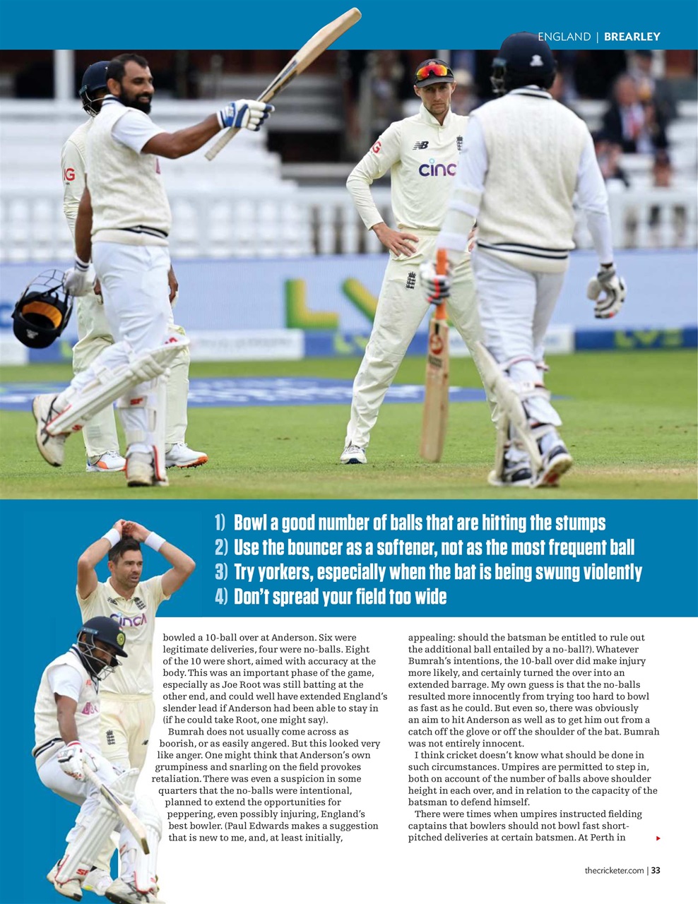 The Cricketer Magazine Preview Pages