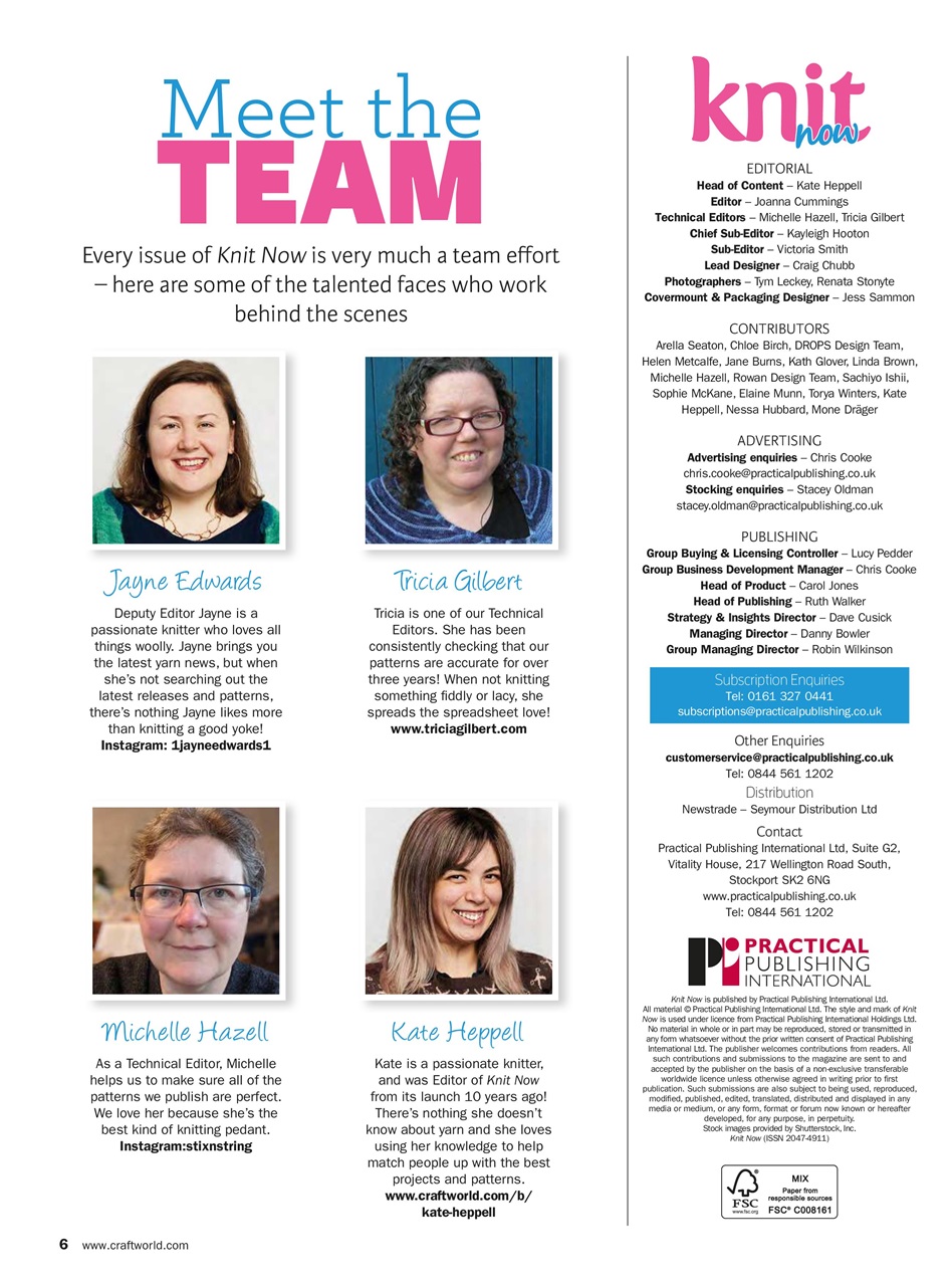 Knit Now Preview Pages