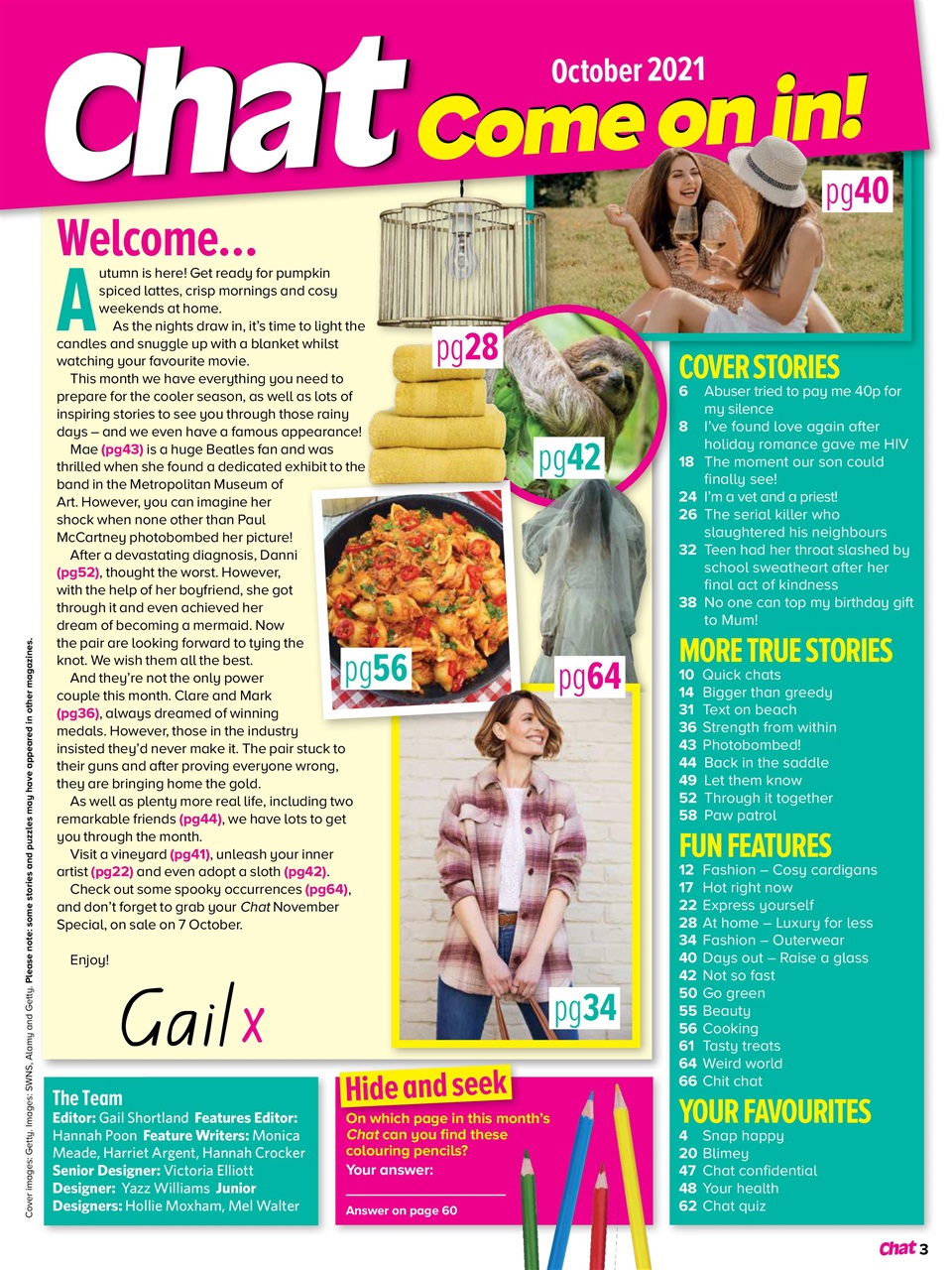 Chat Specials Preview Pages