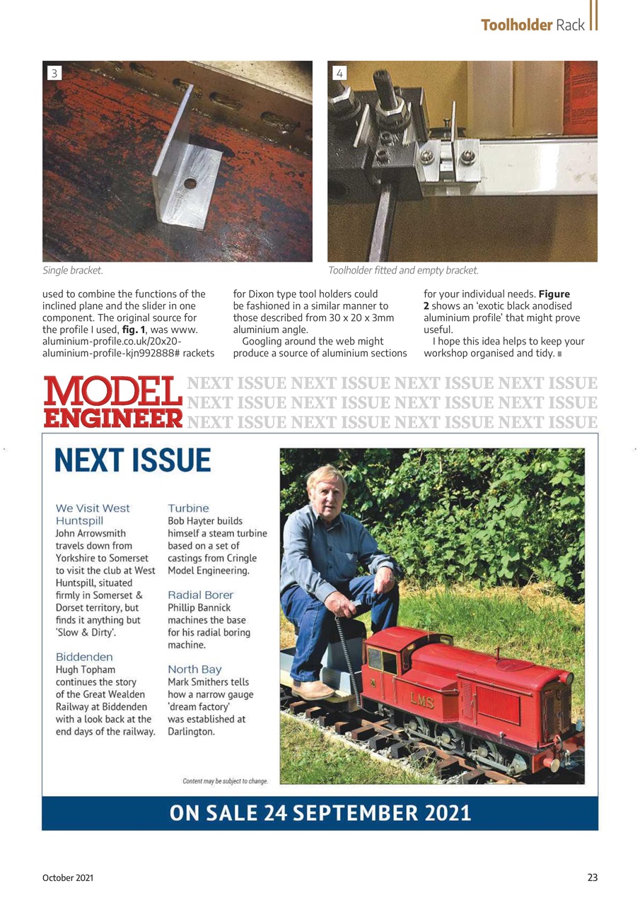 Model Engineer & Workshop Magazine Preview Pages