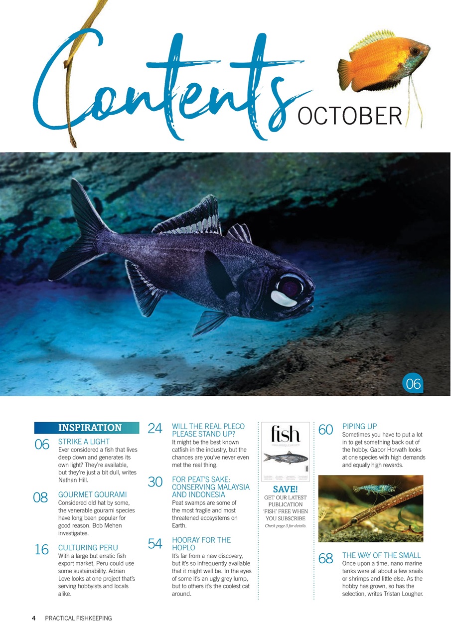 Practical Fishkeeping Preview Pages