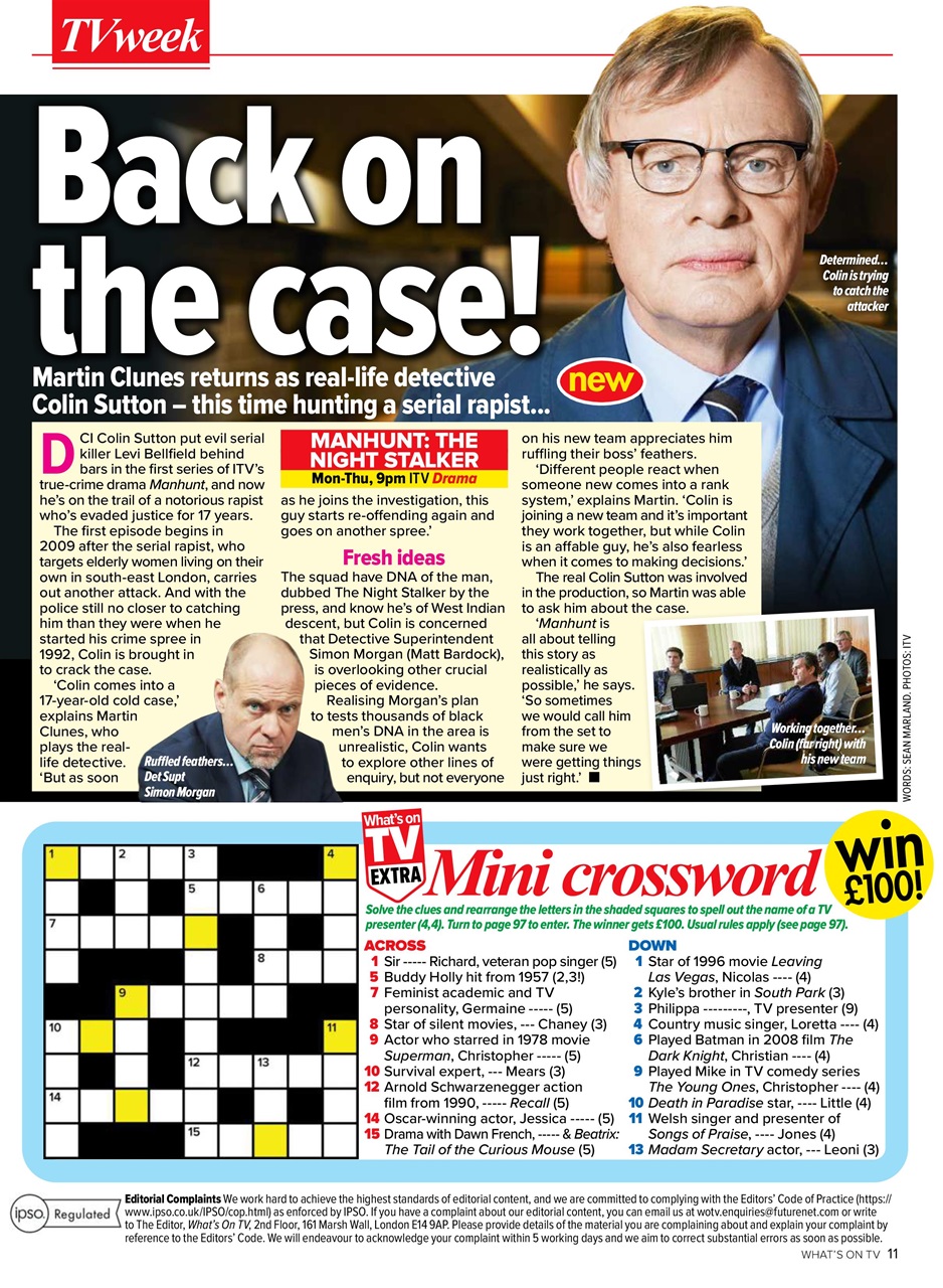 What's on TV Preview Pages