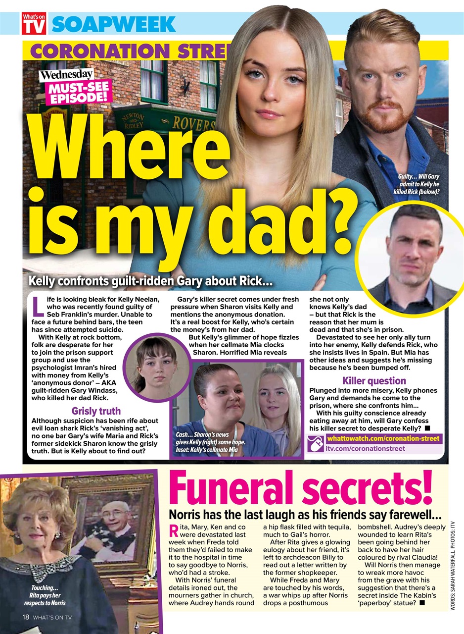 What's on TV Preview Pages