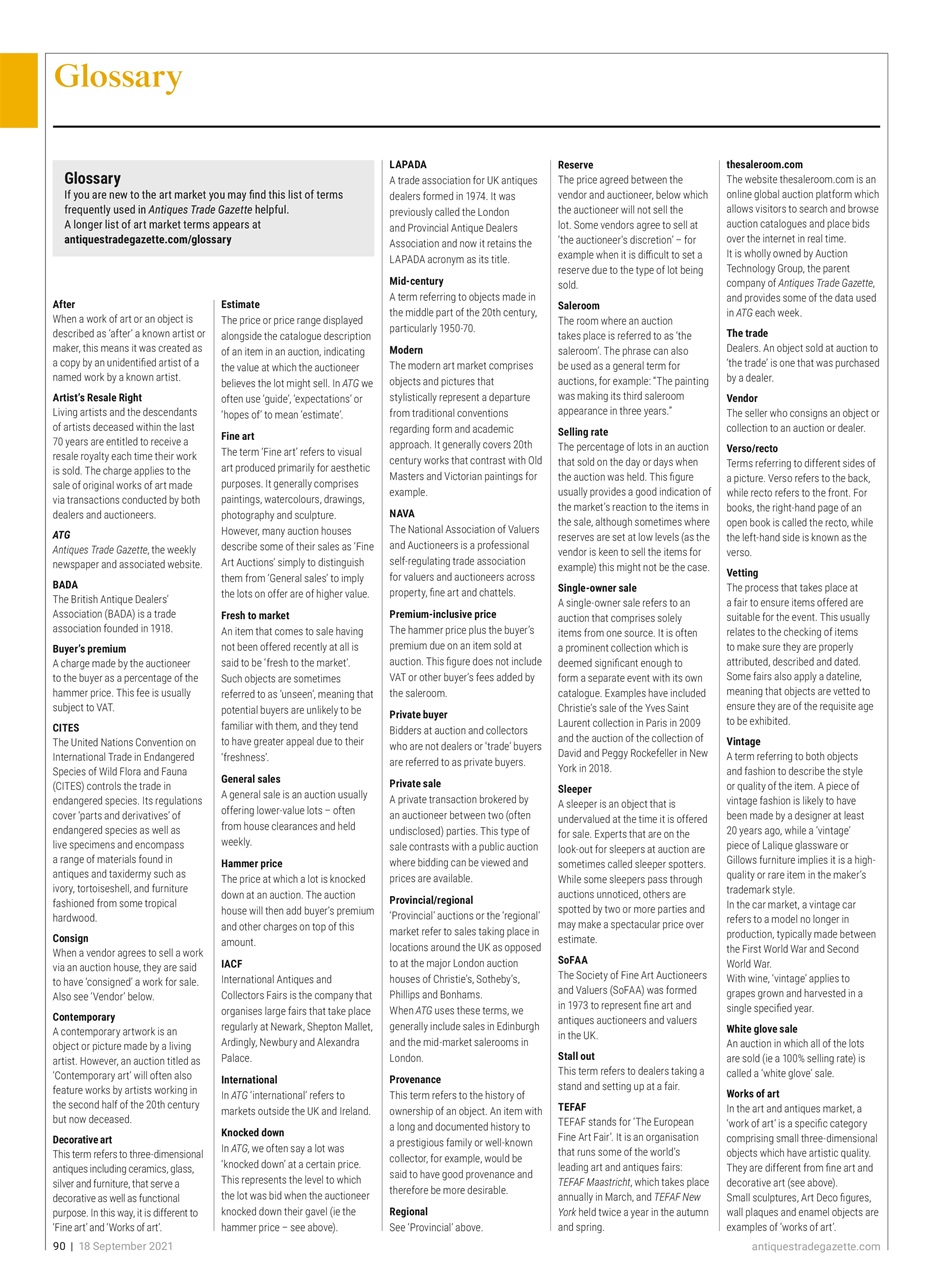 Antiques Trade Gazette Preview Pages