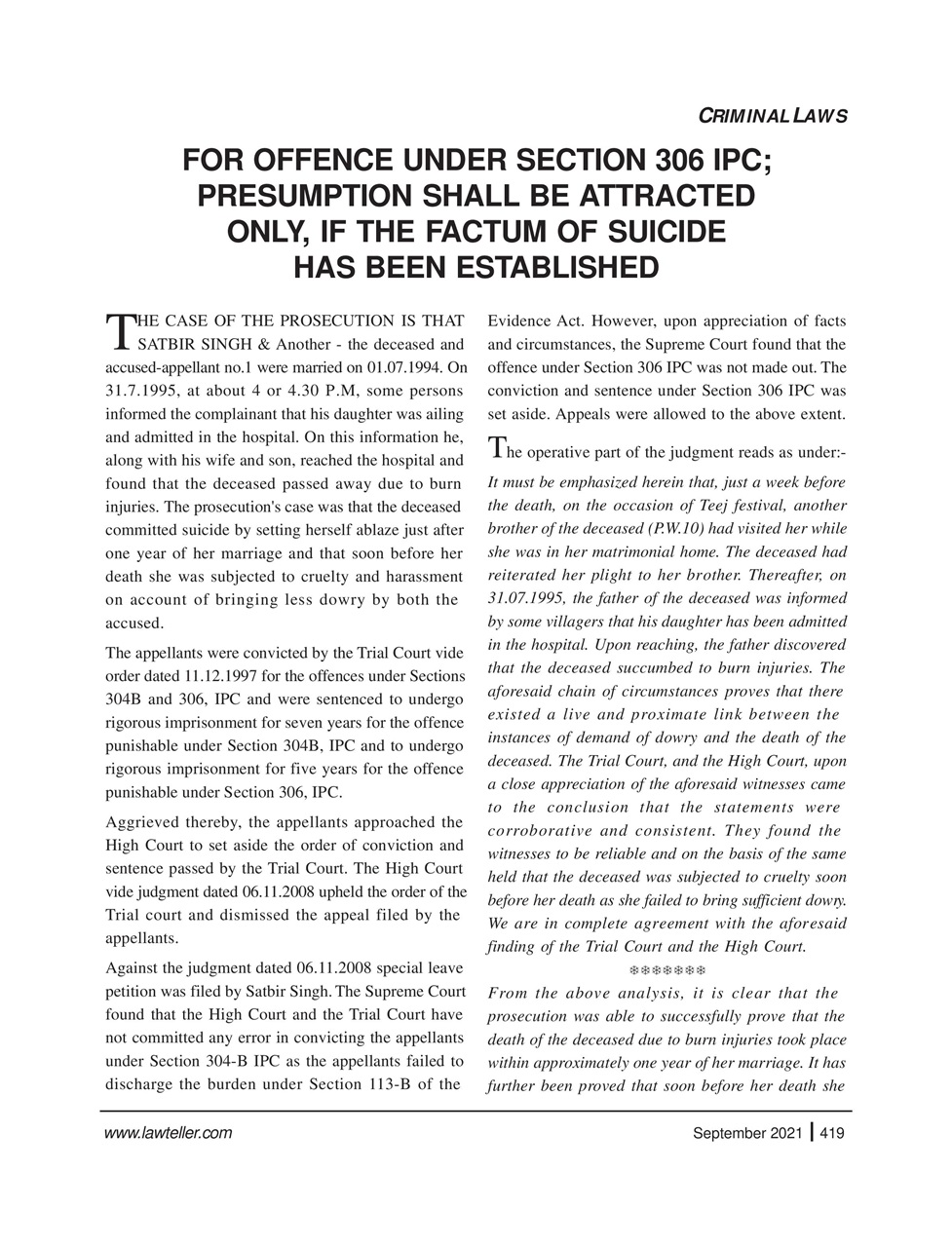 Lawteller – A Legal Awareness Magazine Preview Pages