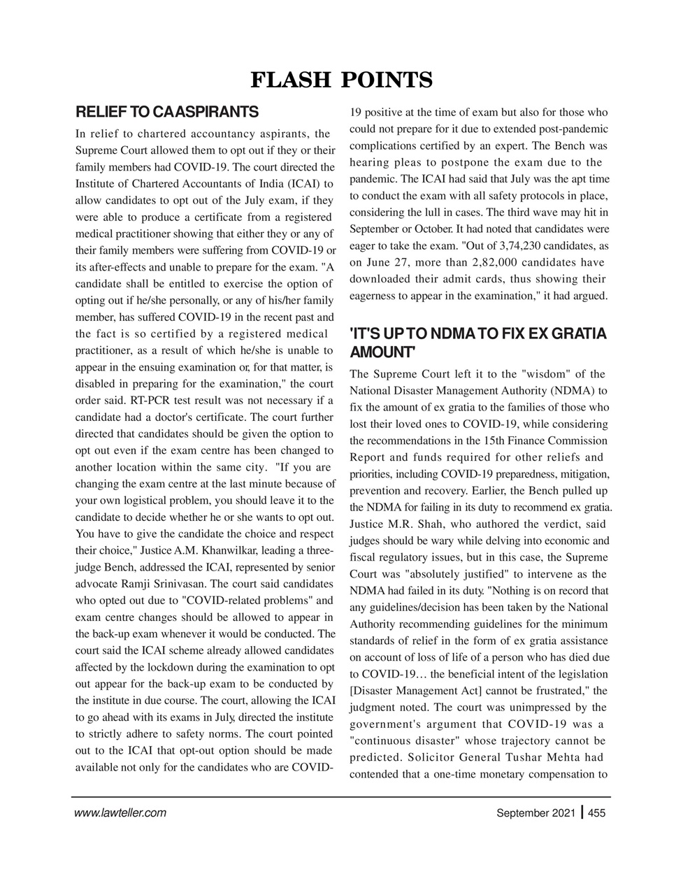 Lawteller – A Legal Awareness Magazine Preview Pages