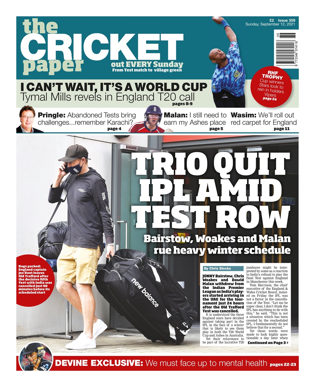 The Cricket Paper Preview Pages
