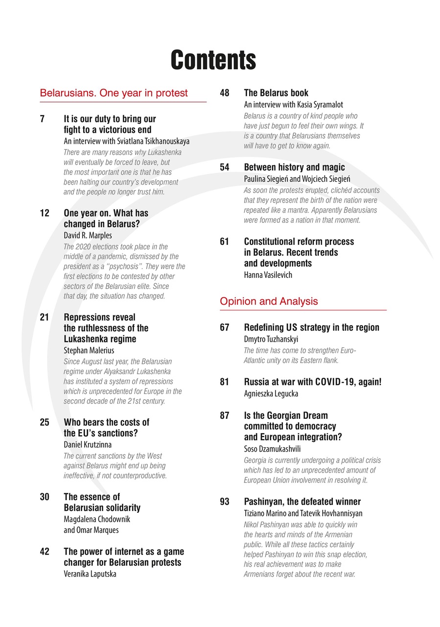 New Eastern Europe Preview Pages
