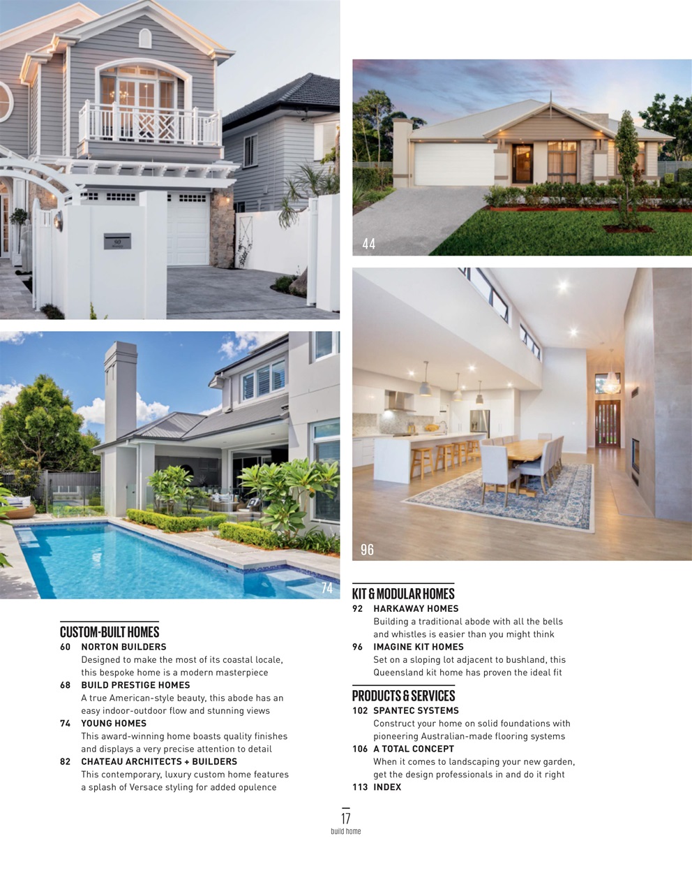 Build Home Preview Pages