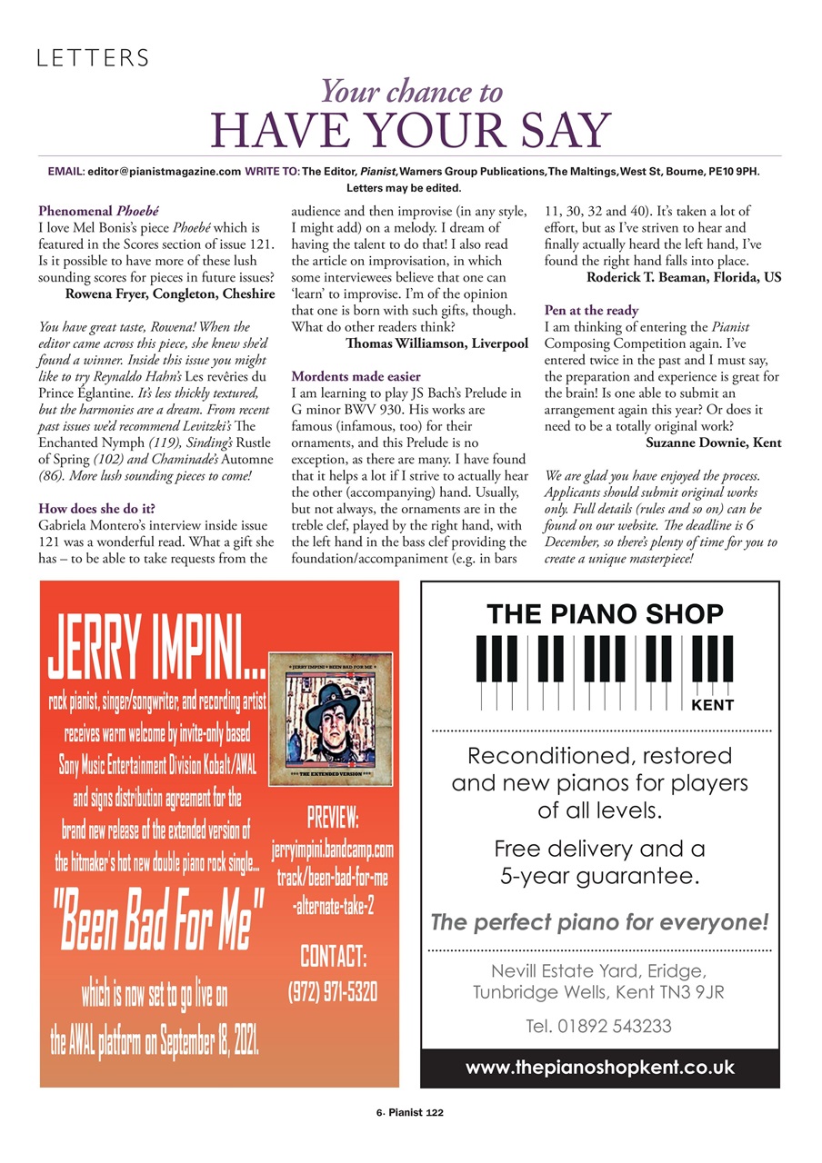 Pianist Preview Pages