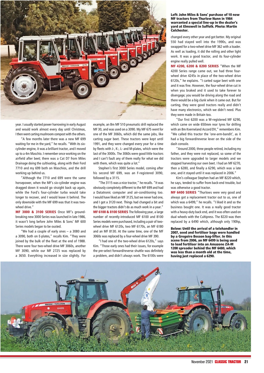 Classic Tractor Preview Pages
