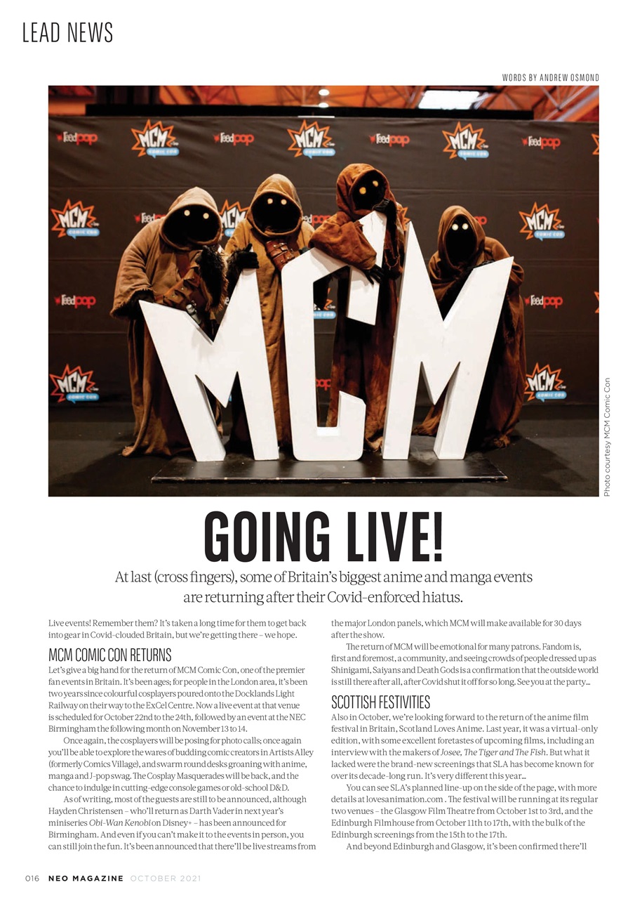 NEO Magazine Preview Pages