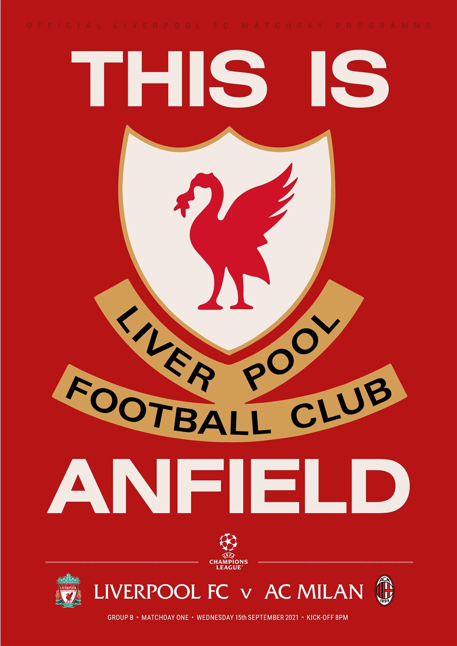 Liverpool FC Programmes Preview Pages