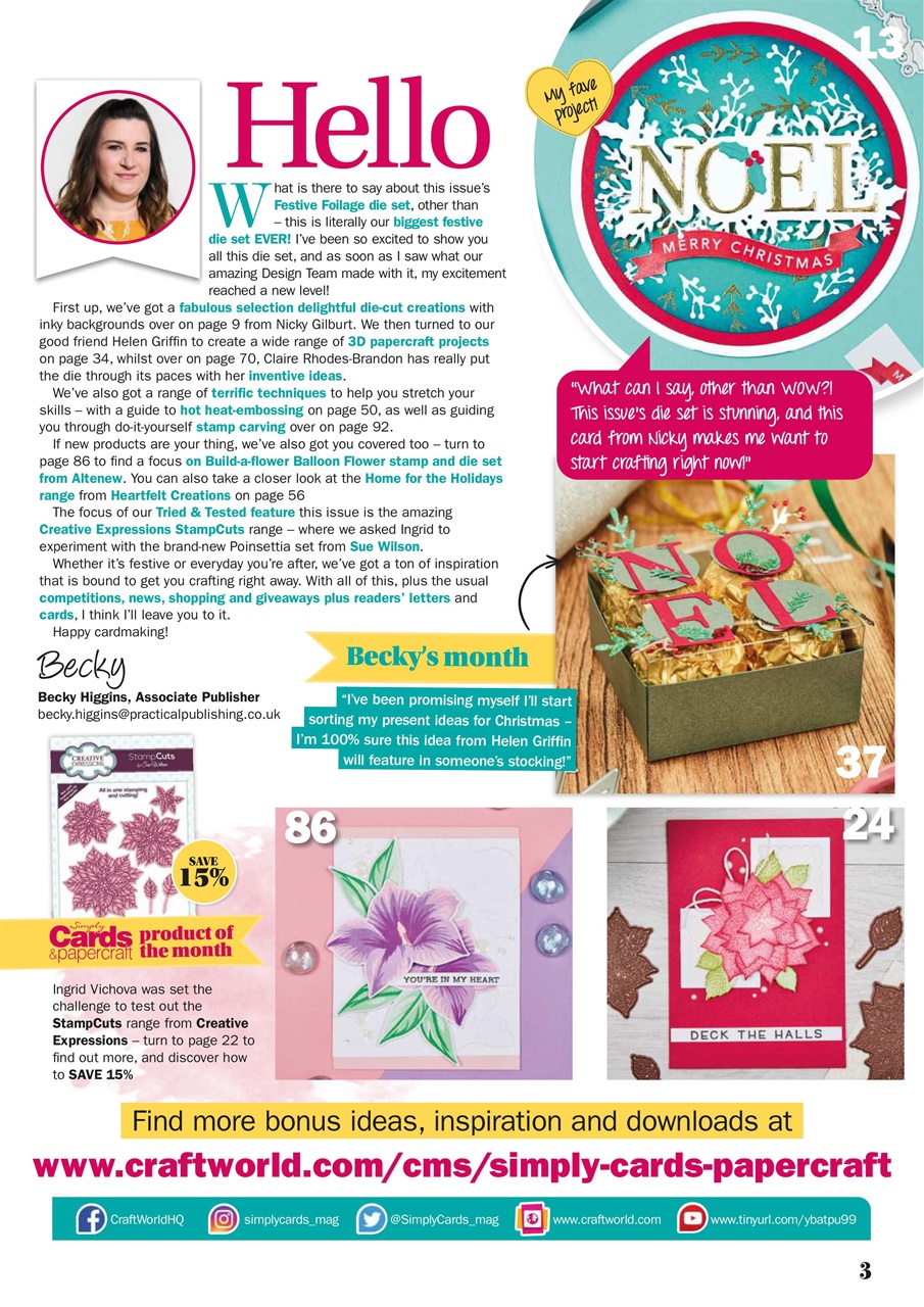 Simply Cards & Papercraft Preview Pages