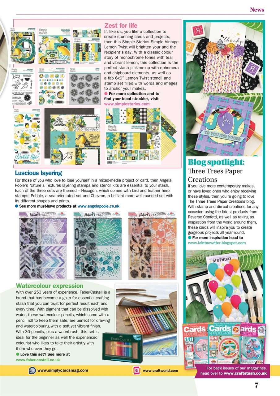 Simply Cards & Papercraft Preview Pages