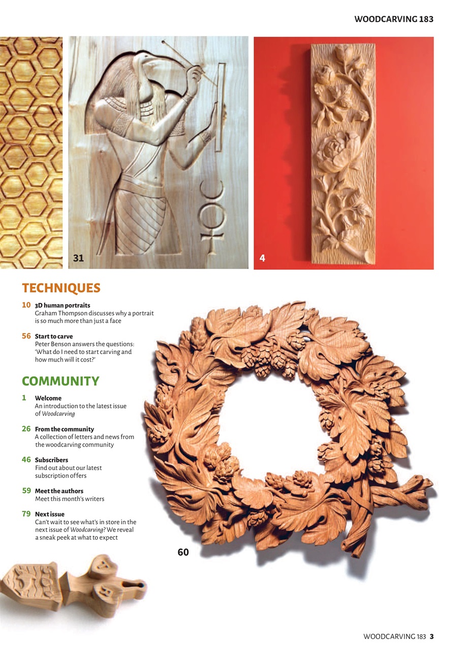 Woodcarving Preview Pages