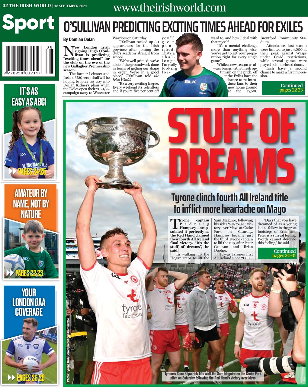 Irish World Preview Pages