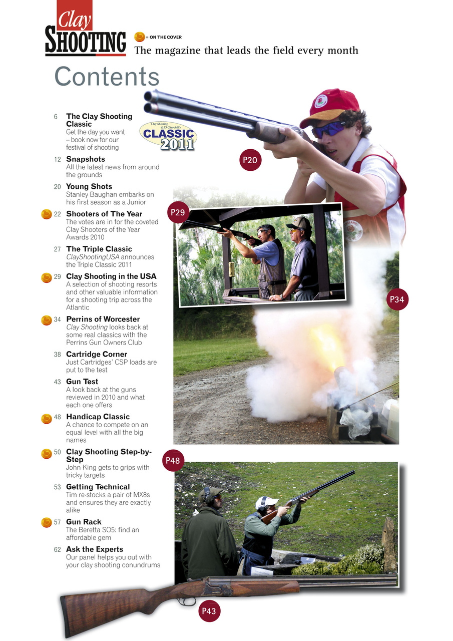 Clay Shooting Preview Pages