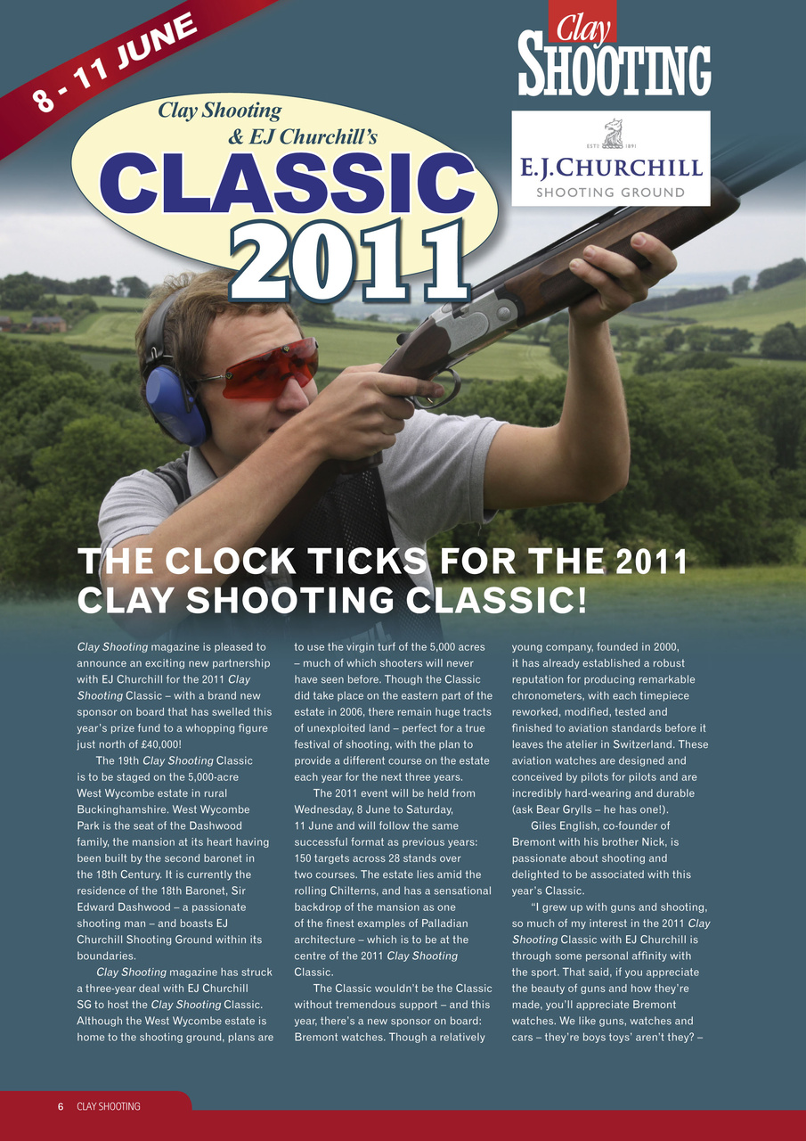 Clay Shooting Preview Pages