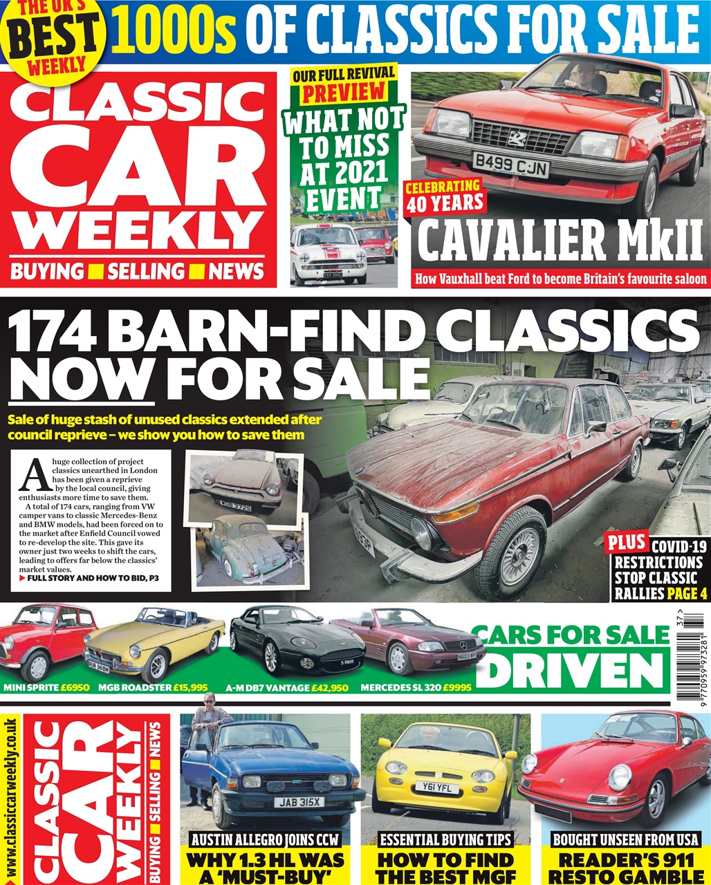 Classic Car Weekly Preview Pages