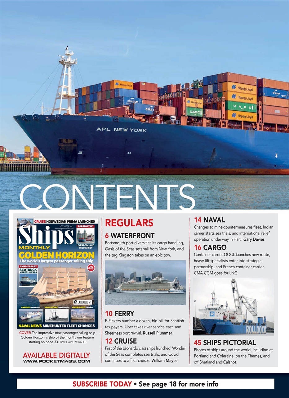 Ships Monthly Preview Pages