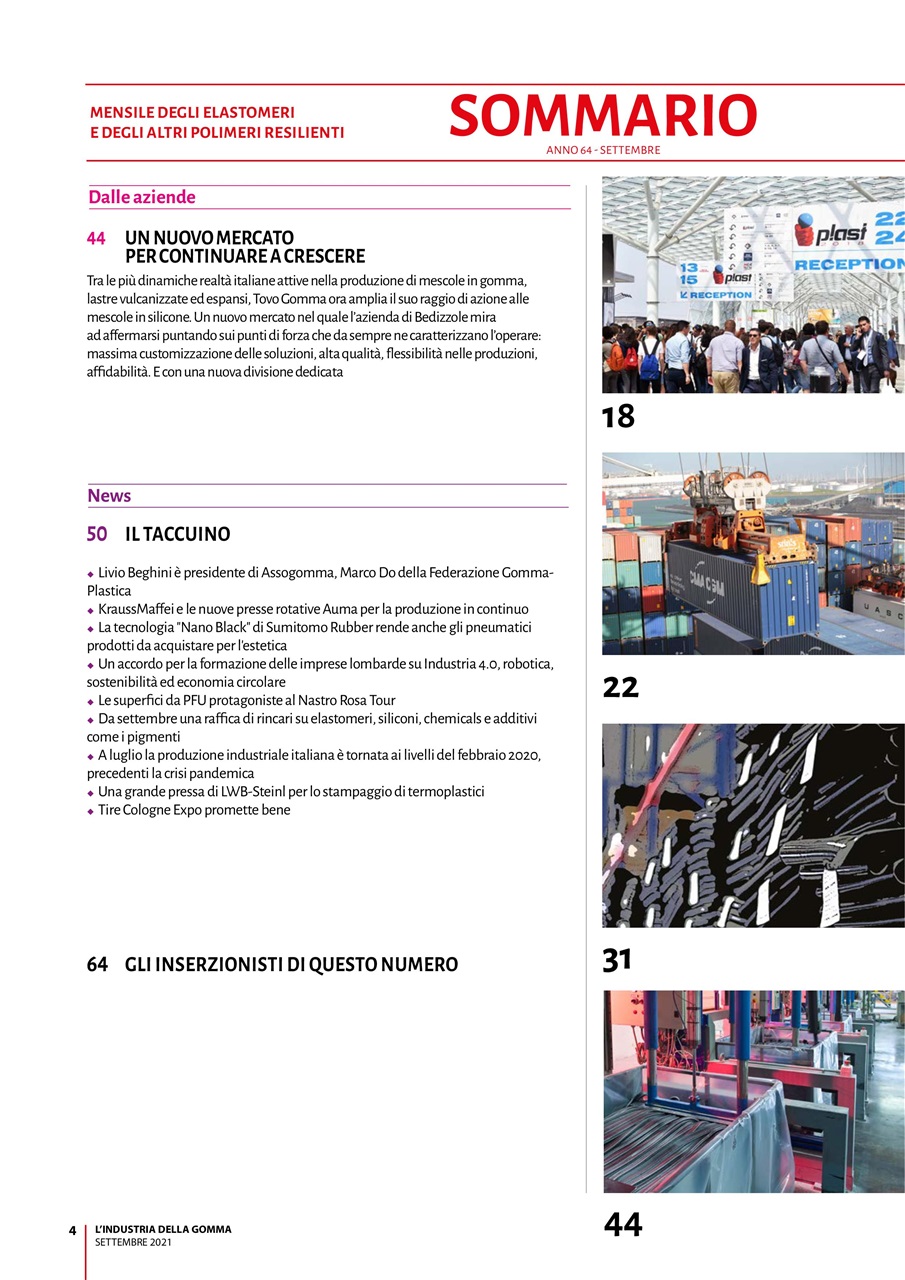 L’industria della Gomma Preview Pages
