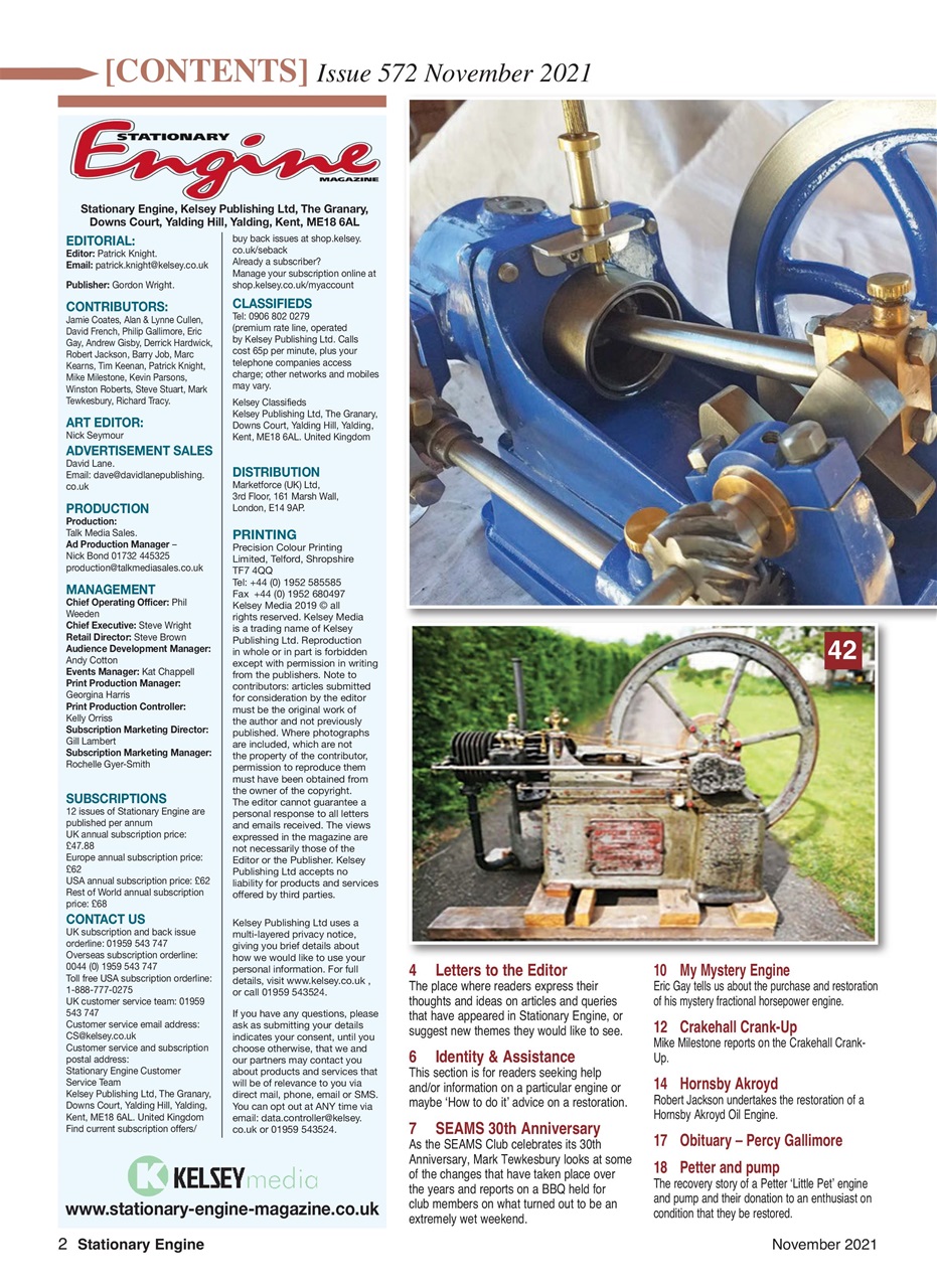 Stationary Engine Preview Pages