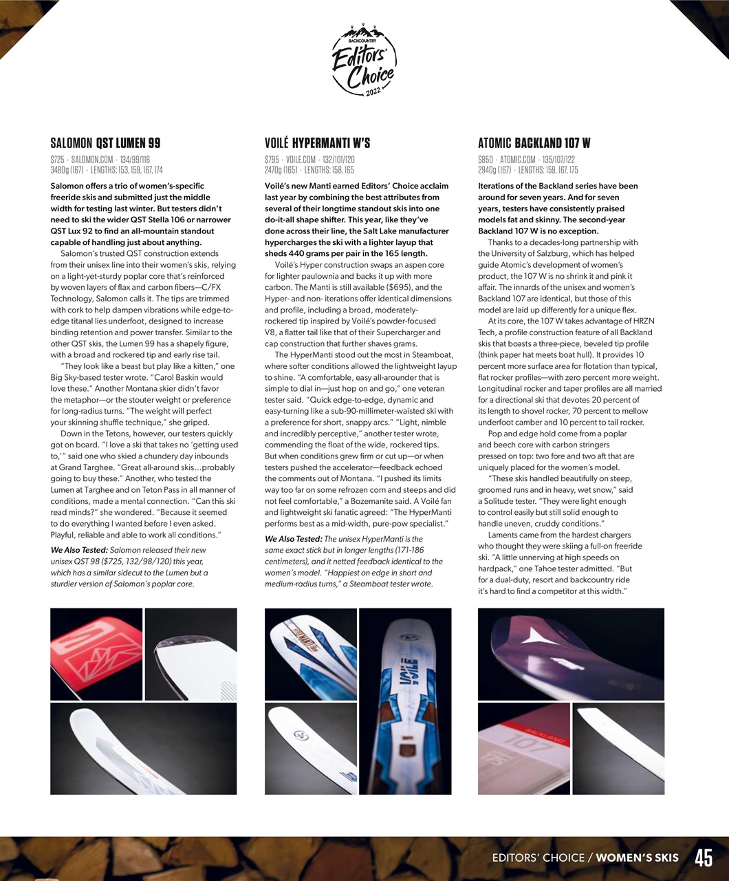 Backcountry Preview Pages