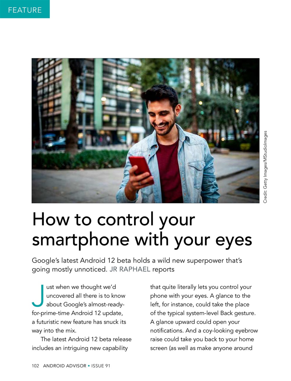 Android Advisor Preview Pages
