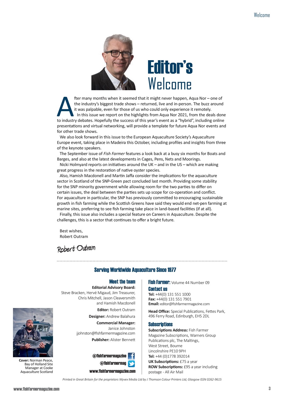 Fish Farmer Magazine Preview Pages
