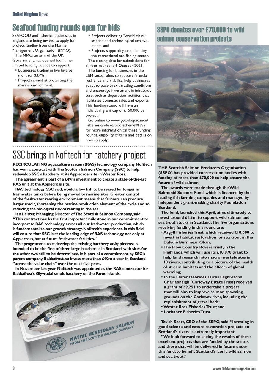 Fish Farmer Magazine Preview Pages