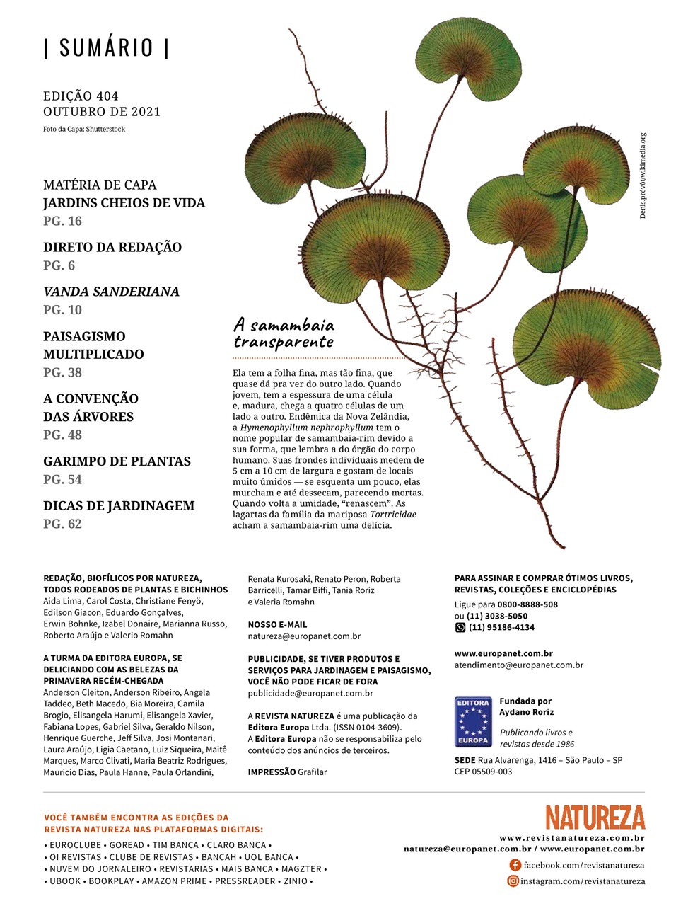 Natureza Preview Pages