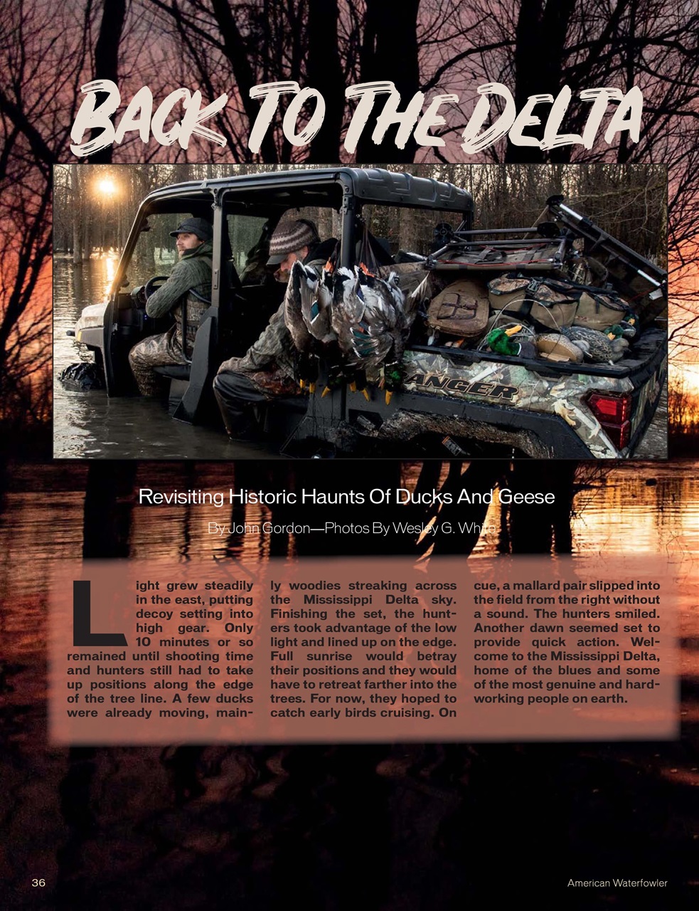 American Waterfowler Preview Pages