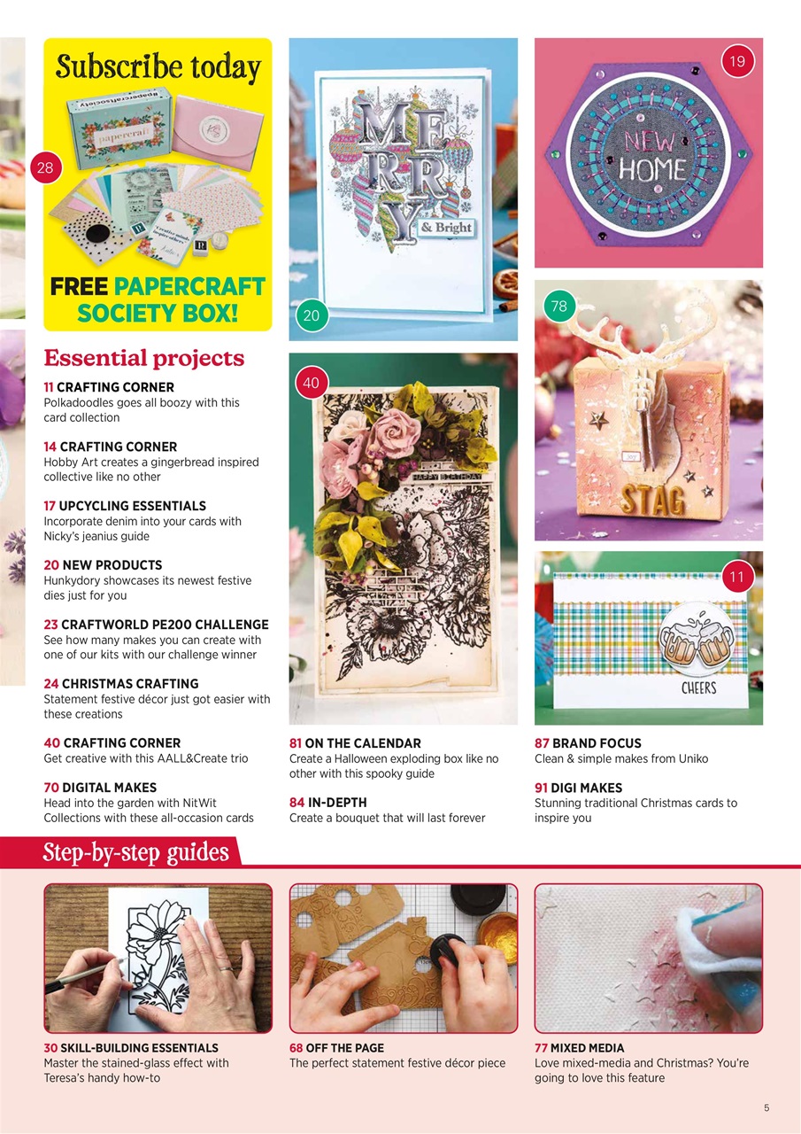 Papercraft Essentials Preview Pages