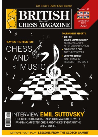 British Chess Magazine issue September 2021