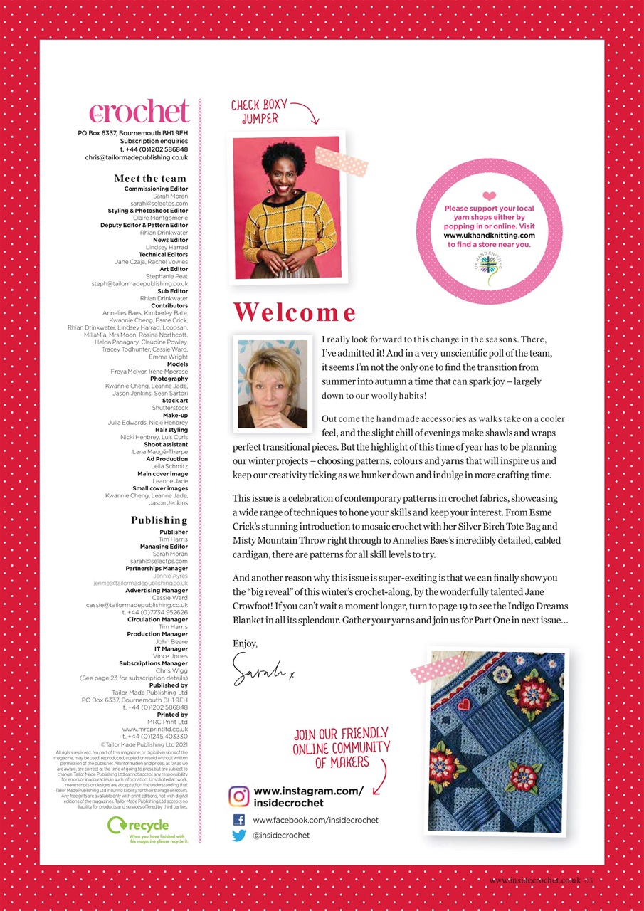 Inside Crochet Preview Pages