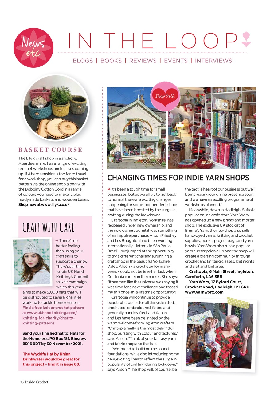 Inside Crochet Preview Pages