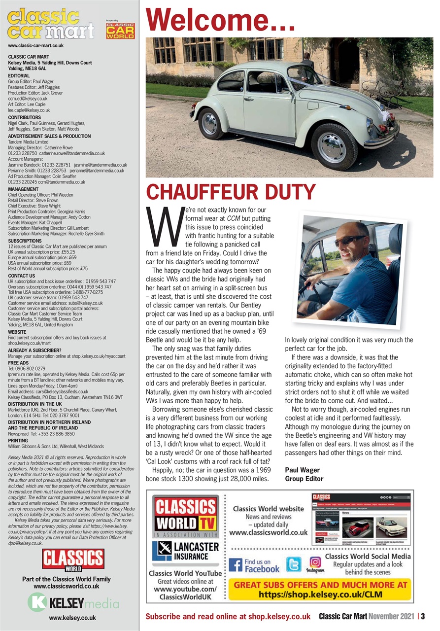 Classic Car Mart Preview Pages