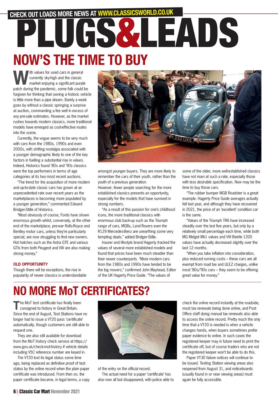 Classic Car Mart Preview Pages