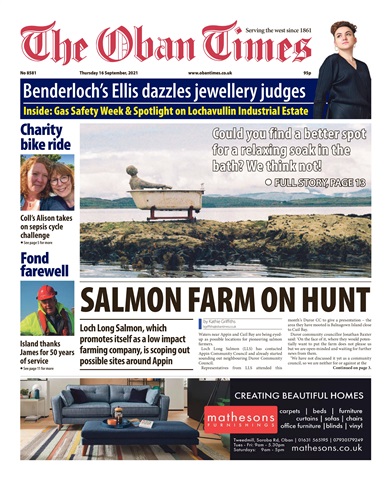 The Oban Times & Lochaber Times issue 16th September 2021