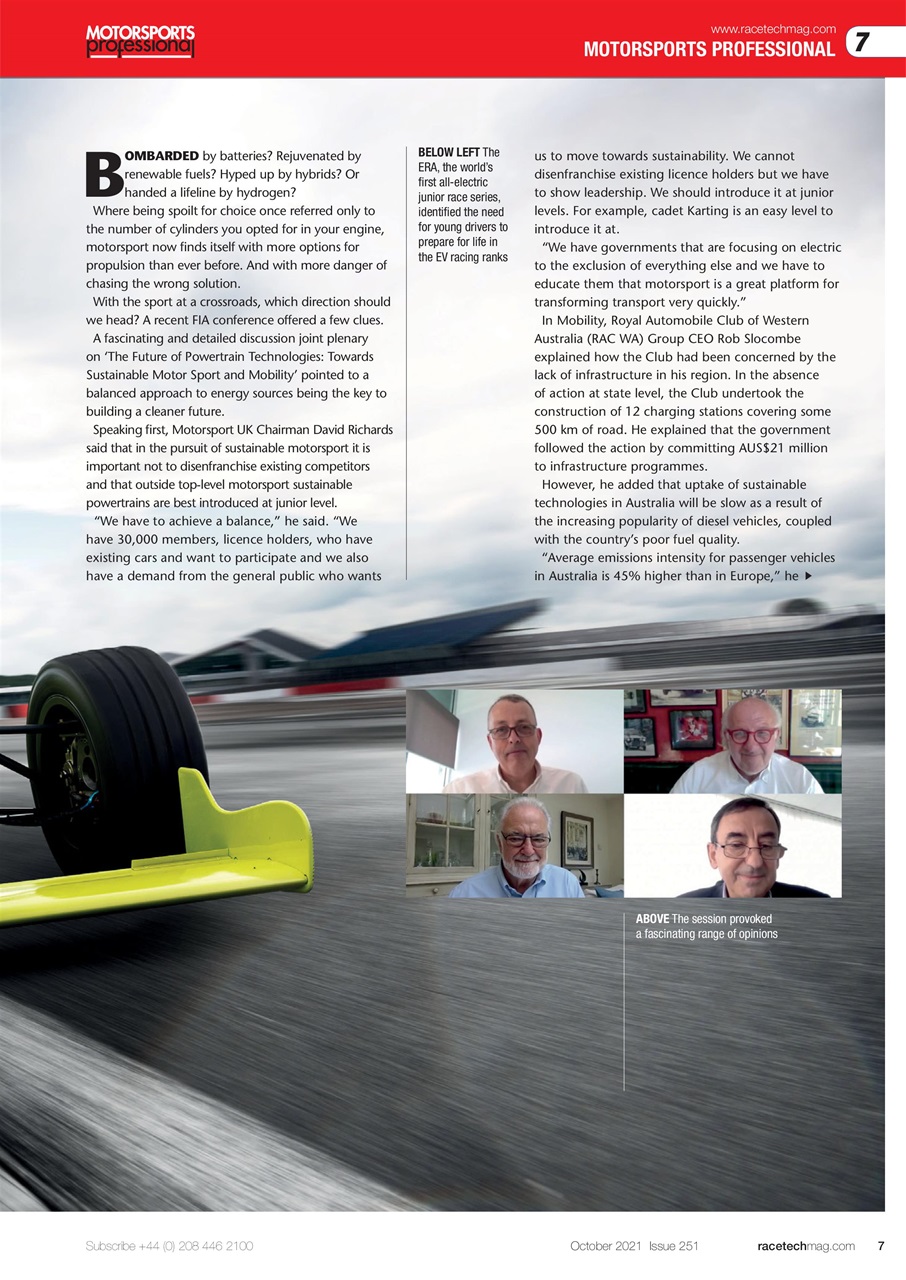 Race Tech Preview Pages