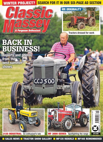 Classic Massey issue Nov/Dec 2021