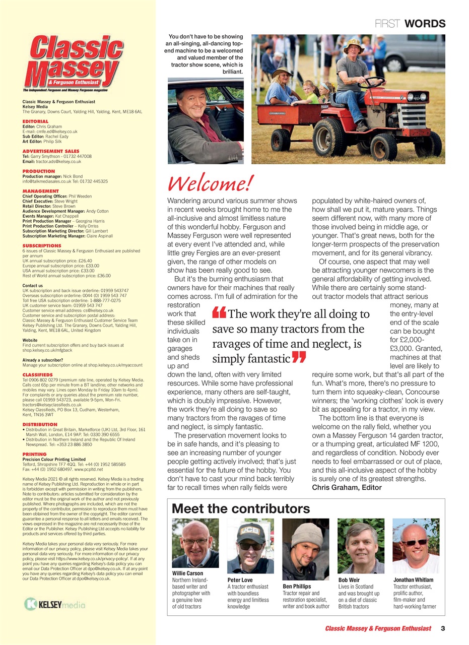 Classic Massey Preview Pages