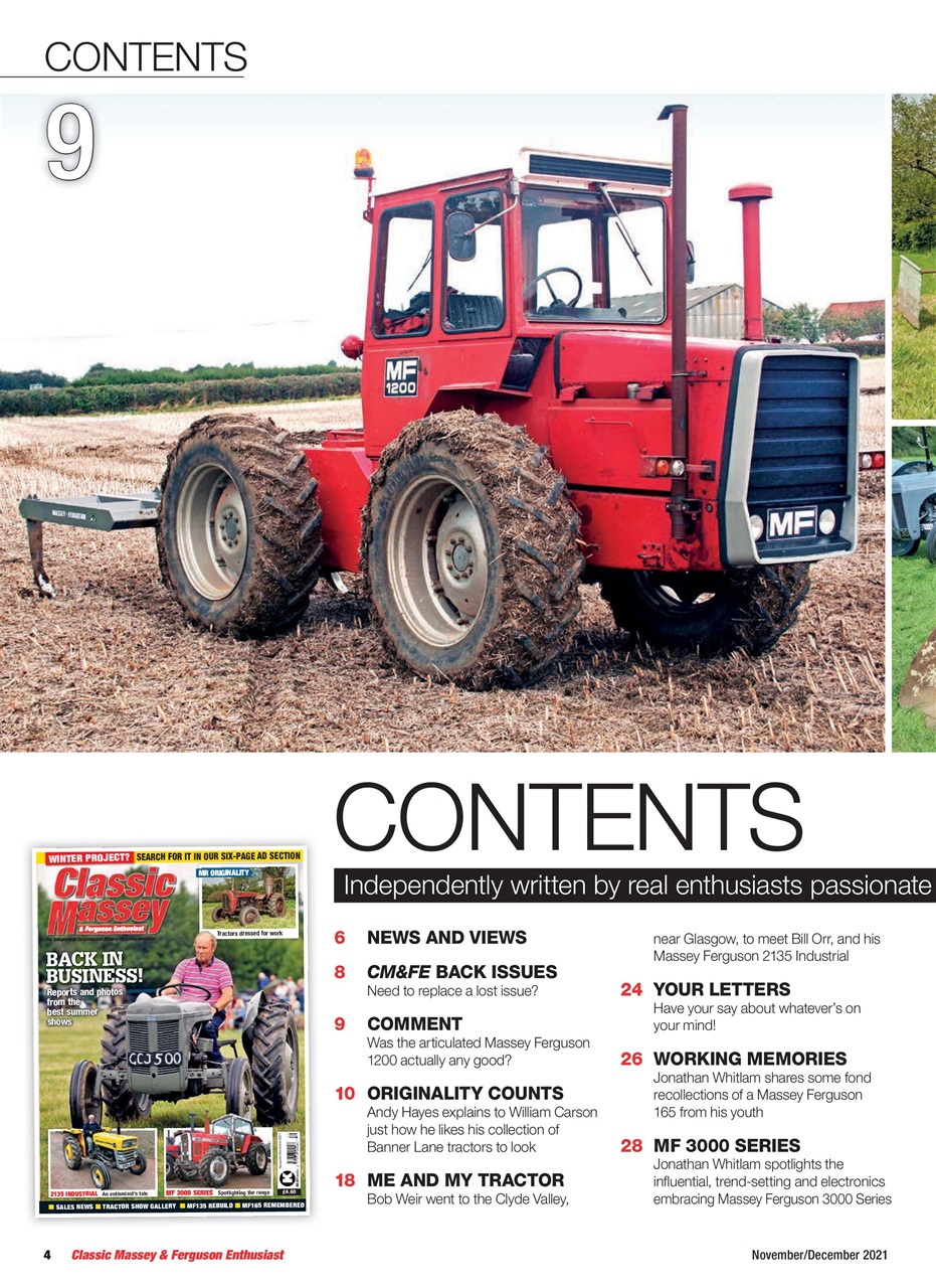 Classic Massey Preview Pages